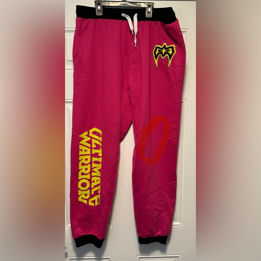 WWE men’s xxl ultimate warrior sweat pants- new